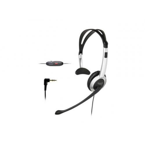 Panasonic KX TCA430 Wired Headset   4 Ft Cord Length   Volume Control & Mute Button   Adjustable Noise Cancellation   Reversible & Fold Able Headset   Comfort Fit Hands Free Usage 