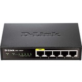 D-Link DES-1005P 5-Port 10/100 Unmanaged Metal Desktop Switch with 1 PoE Port