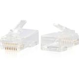 C2G/Cables to Go C2G/Cables to Go RJ45 Cat6 Modular Plug for Round Solid/Stranded Cable