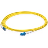 AddOn 2m LC (Male) to LC (Male) Yellow OS2 Simplex Fiber OFNR (Riser-Rated) Patch Cable