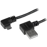 StarTech.com 2m 6 ft Micro-USB Cable with Right-Angled Connectors
