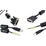 Vertiv Avocent USB Keyboard and Mouse, DVI-D and Audio Cable, 10 ft. for Vertiv Avocent SV and SC Series Switches