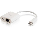 C2G USB C to Ethernet Adapter with Power Delivery
