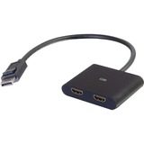 C2G 4K DisplayPort to Dual HDMI Monitor Splitter MST Hub