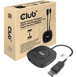 Club 3D CSV-7300, 3 port DisplayPort 1.4 MST Hub 4K60Hz