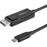 StarTech.com 6ft (2m) USB C to DisplayPort 1.2 Cable 4K 60Hz