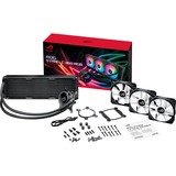 ASUS ROG Strix LC 360 RGB White Edition All-in-one Liquid CPU Cooler with Aura Sync RGB, and Triple ROG 120mm addressable RGB Radiator Fans