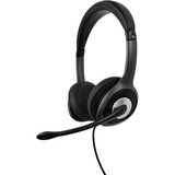 V7 USB-C Deluxe Headset with Noise Cancelling Mic, Volume Control, Digital Headset, Laptop Computer, Chromebook, PC