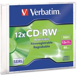 Verbatim CD-RW 700MB 4X-12X High Speed with Branded Surface