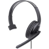 MANHATTAN USB Headset with Mic & 5 ft Cable