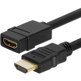 4xem 4XHDMIEXT3 3 ft. HDMI 4K-2K Male & Female Extension Cable44; Black