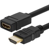 4xem 4XHDMIEXT6 6 ft. HDMI 4K-2K Male & Female Extension Cable44; Black