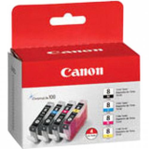 Canon CLI-8 Ink Cartridge - Black, Cyan, Magenta, Yellow