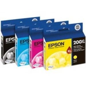 EPSON 200 DURABrite Ultra Ink High Capacity Cyan Cartridge (T200XL220-S) Works with WorkForce WF-2520, WF-2530, WF-2540, Expression XP-200, XP-300, XP-310, XP-400, XP-410