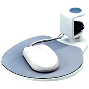 Aidata Under Desk Swivel Ergonomic Mouse Platform White Via Ergoguys