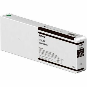 Epson T55K7 Tracer Ink Cartridge for SureColor SC-P6000 P7000 P8000 P9000 Light Black 700 ml (Replaces T8047)