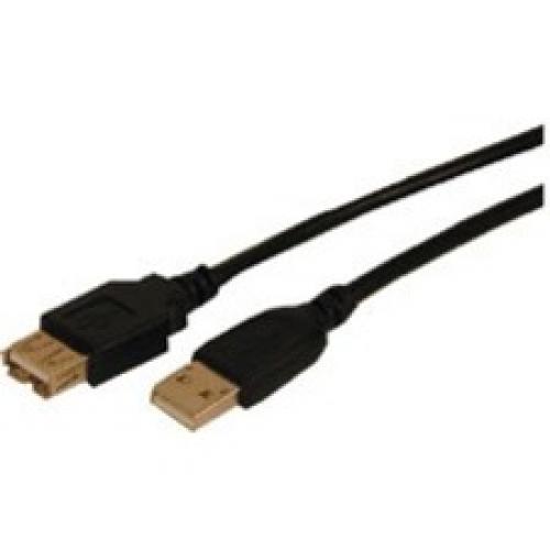 Comprehensive USB 2.0 A Male to A Female Cable 10ft