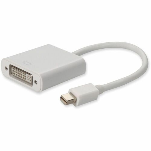 Apple Computer MB570Z/B Compatible Mini-DisplayPort 1.1 Male to DVI-I (29 pin) Female White Adapter For Resolution Up to 1920x1200 (WUXGA)