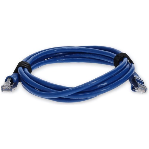 AddOn 7ft RJ-45 (Male) to RJ-45 (Male) Straight Blue Cat7 S/FTP PVC Copper Patch Cable