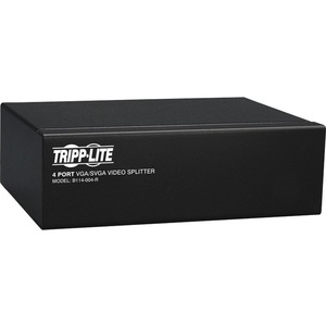 Tripp Lite by Eaton 4-Port VGA/SVGA Video Splitter with Signal Booster, High Resolution Video, 350MHz, (HD15 M/4xF)