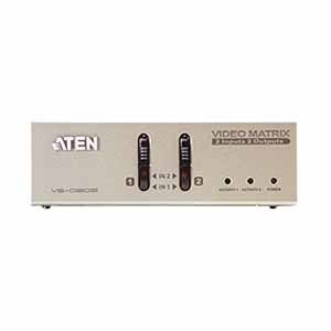 Aten VS0202 2-Port Video Matrix Switch-TAA Compliant
