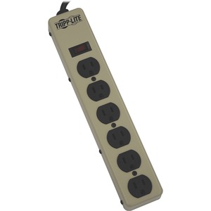 Tripp Lite by Eaton Waber Industrial Power Strip Metal 6-Outlet 6 ft. (1.83 m) Cord