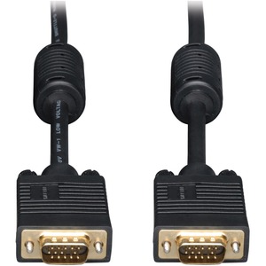 Eaton Tripp Lite Series VGA High-Resolution RGB Coaxial Cable (HD15 M/M), 15 ft. (4.57 m)