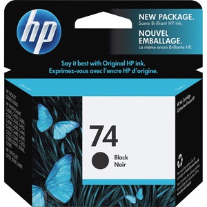 HP 74 Black Ink Cartridge | Works with HP DeskJet D4260, D4360; HP OfficeJet J5700, J6400; HP PhotoSmart C4200, C4300, C4400, C4500, C5200, C5500, D5300 Series | CB335WN