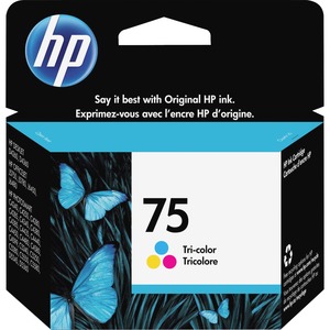 Original HP 75 Tri-color Ink Cartridge | Works with HP DeskJet D4260, D4360; HP OfficeJet J5700, J6400; HP PhotoSmart C4200, C4300, C4400, C4500, C5200, C5500, D5300 Series | CB337WN