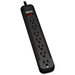 Tripp Lite by Eaton Protect It! 7-Outlet Surge Protector, 12 ft. Cord, 1080 Joules, Diagnostic LED, Black Housing