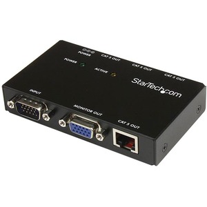 StarTech.com 4 Port VGA Over CAT5 Video Extender