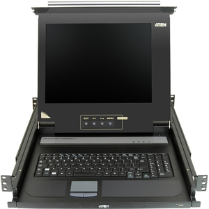 Aten 17" Single-Rail LCD Integrated Console-TAA Compliant