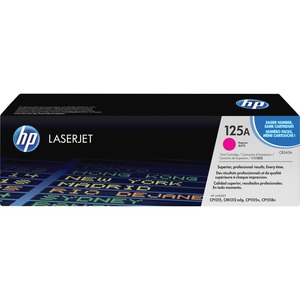 HP 125A Magenta Toner Cartridge | Works with HP Color LaserJet CM1312 MFP Series, HP Color LaserJet CP1215, CP1515, CP1518 Series | CB543A