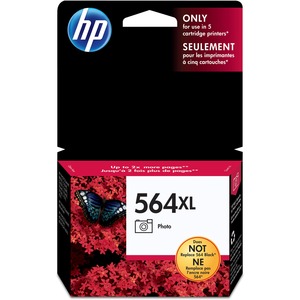 Original HP 564XL Photo High-yield Ink Cartridge | Works with HP PhotoSmart B8550, C6300, D5400, D7560, 7500, Premium, eStation Series | CB322WN