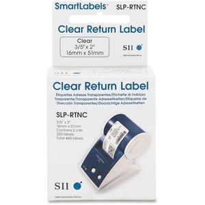 Seiko Clear Return Address Label