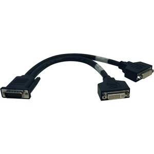 Tripp Lite 1ft DMS-59 Graphics Card to Dual DVI Splitter Y Cable M/Fx2