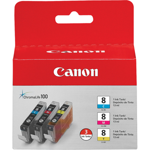 CLI-8 3COLOR INK CARTRIDGE PACK