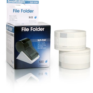 Seiko SLP-FLB White/Blue File Folder Labels