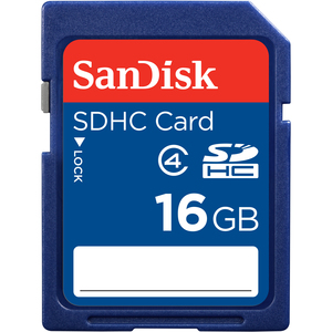 SanDisk 16GB Secure Digital High Capacity (SDHC) Card