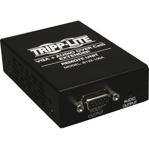 Tripp Lite by Eaton VGA over Cat5/6 Extender, Box-Style Receiver for Video/Audio, Up to 1000 ft. (305 m), TAA