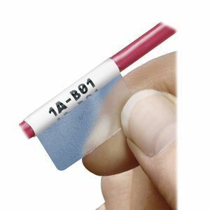Panduit S100X150YIJ Laser Self-Laminated Label, Polyeseter, Clear/Yellow (2,500-Pack)