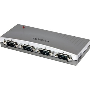 StarTech.com USB to Serial Adapter Hub &acirc;&euro;" 4 Port &acirc;&euro;" Bus Powered &acirc;&euro;" DB9 (9-pin) &acirc;&euro;" USB Serial &acirc;&euro;" FTDI USB to Serial Adapter