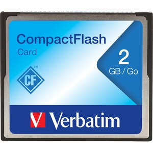 Verbatim 47012 2GB CompactFlash Memory Card, Black