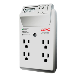 APC by Schneider Electric SurgeArrest Essential P4GC 4-Outlets Surge Suppressor
