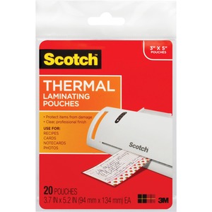 THERMAL POUCHES PHOTO 3.74X5.315IN 20PK