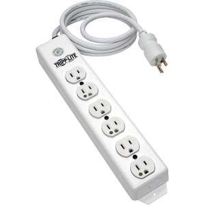 Tripp Lite by Eaton Safe-IT UL 1363 Medical-Grade Power Strip 6x Hospital-Grade Outlets Antimicrobial 15 ft. (4.57 m) Cord