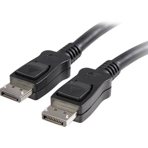 StarTech.com 1ft (30cm) DisplayPort 1.2 Cable, 4K x 2K UHD VESA Certified DisplayPort Cable, Short DP Cable/Cord for Monitor, w/ Latches