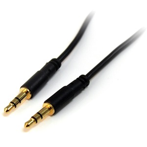 StarTech.com 15 ft Slim 3.5mm Stereo Audio Cable