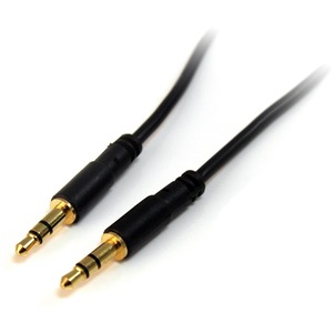 StarTech.com 3 ft Slim 3.5mm Stereo Audio Cable