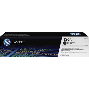 Original HP 126A Black Toner Cartridge | Works with HP LaserJet Pro 100 color MFP M175 Series, HP LaserJet Pro CP1025 Series, HP TopShot LaserJet Pro M275 MFP Series | CE310A